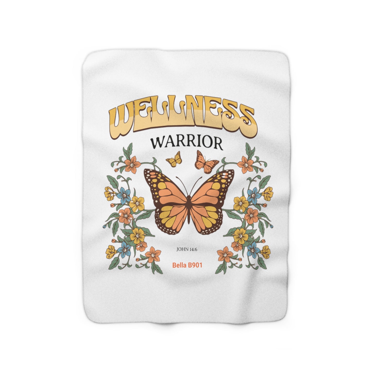 Wellness Warrior Sherpa Fleece Blanket