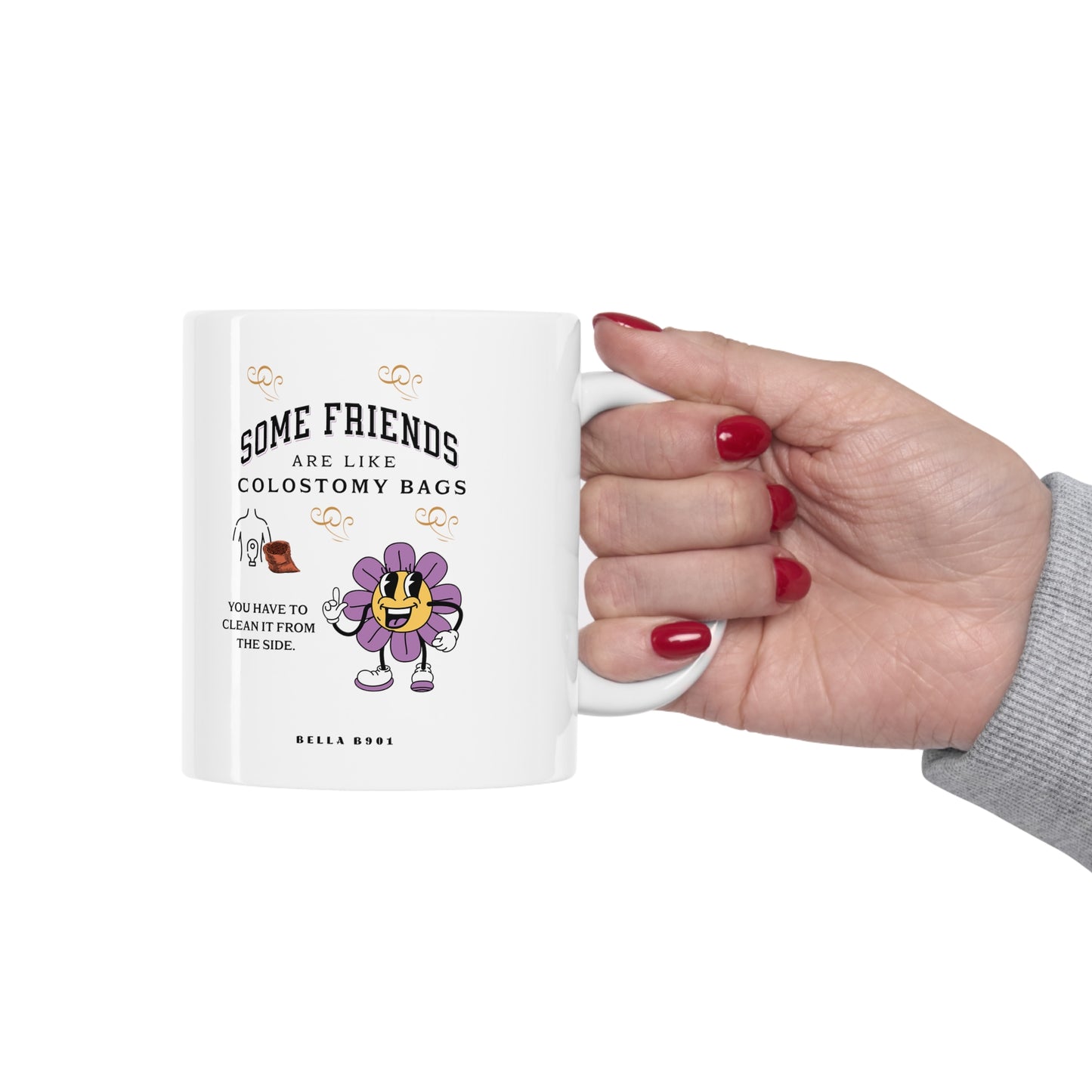 COLOSTOMY Ceramic Unique Coffee Mug