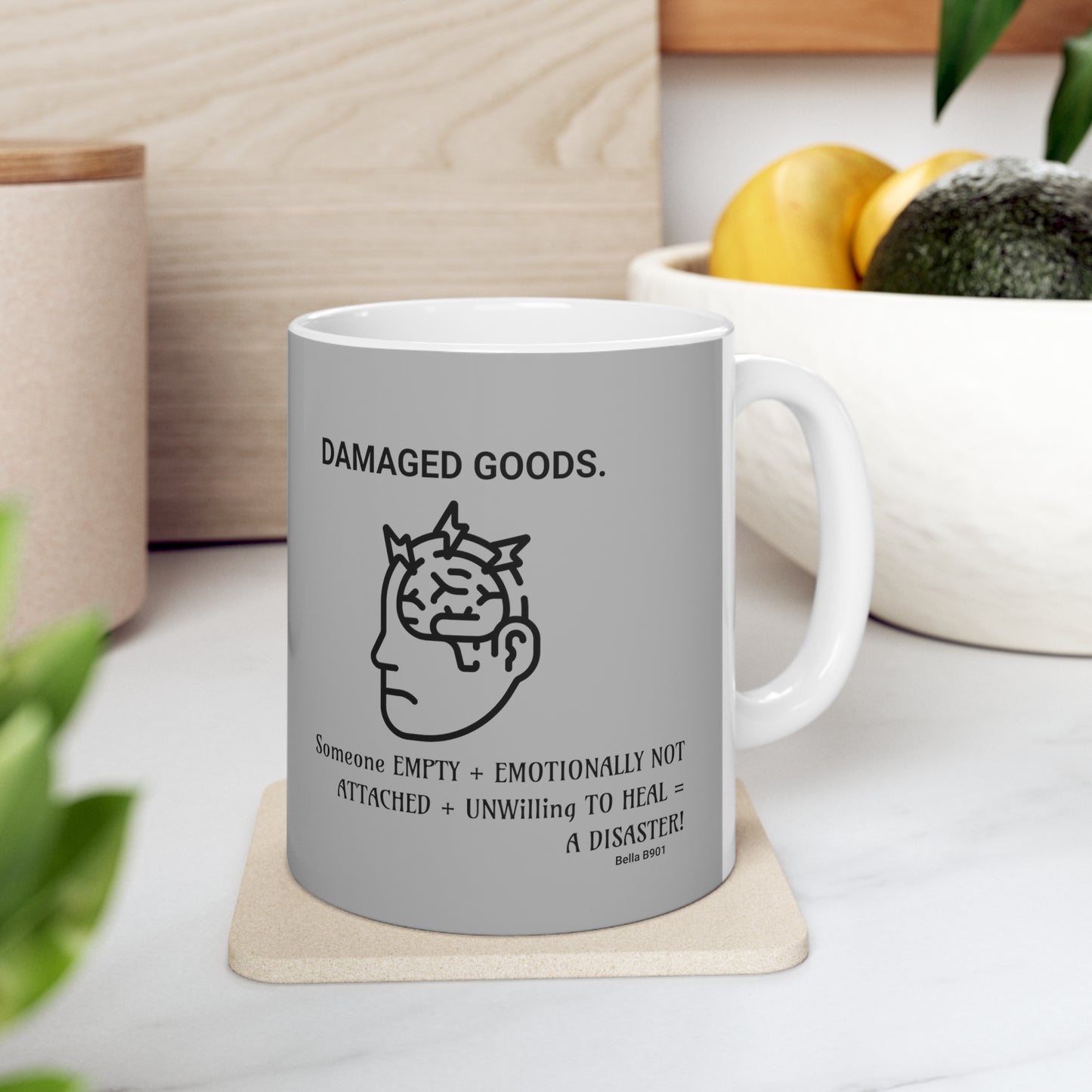 DAMAGED GOODS Ceramic Mug 11oz