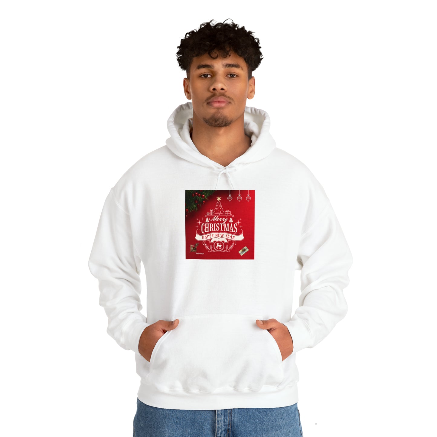 Merry Christmas Unisex Heavy Blend™ Hooded Sweatshirt