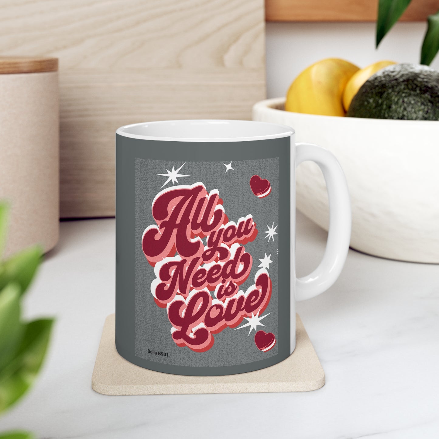 All You Need Is Love Ceramic Mug 11oz