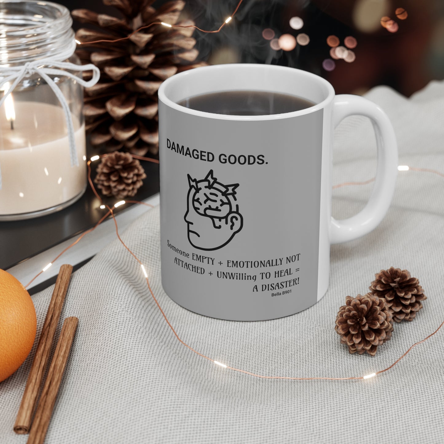 DAMAGED GOODS Ceramic Mug 11oz