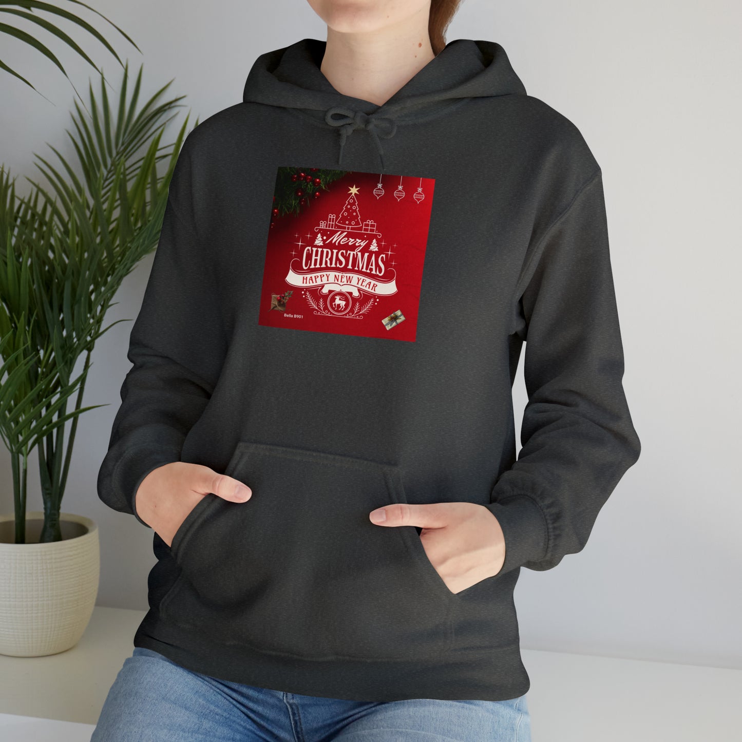 Merry Christmas Unisex Heavy Blend™ Hooded Sweatshirt