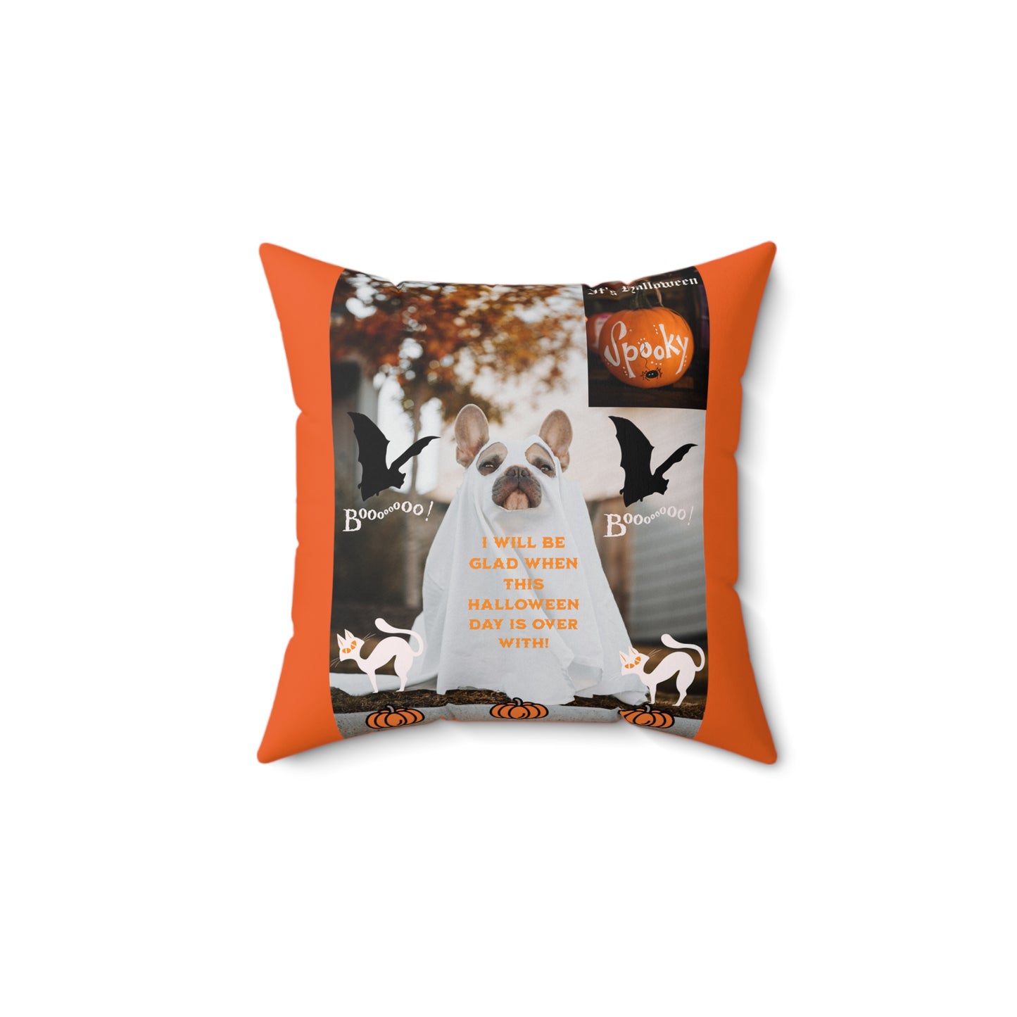 Halloween Spun Polyester Square Pillow