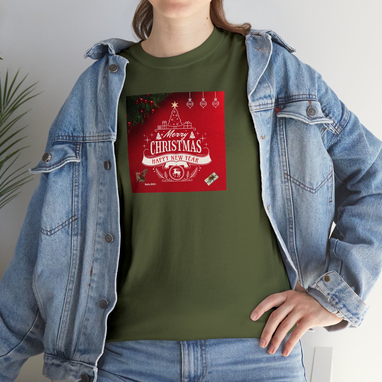 Merry Christmas Unisex Heavy Cotton Tee