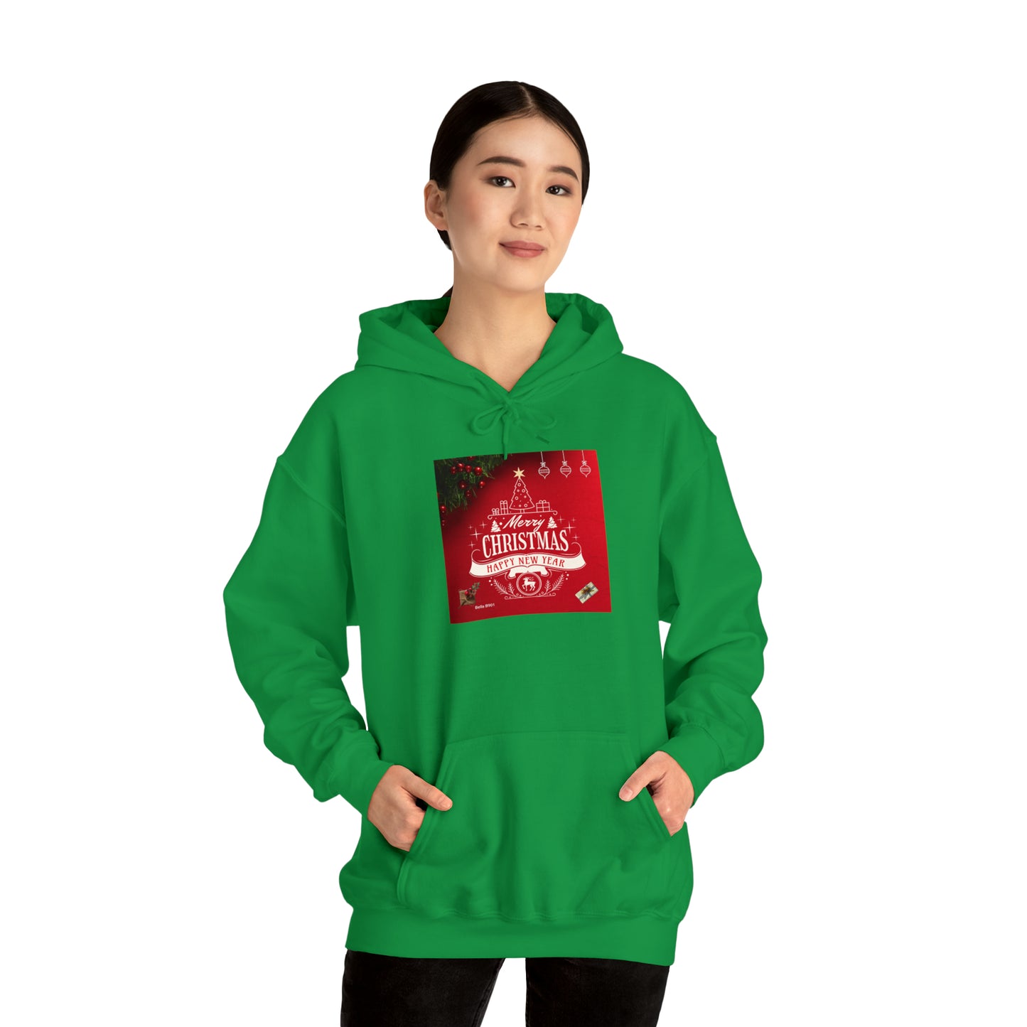 Merry Christmas Unisex Heavy Blend™ Hooded Sweatshirt