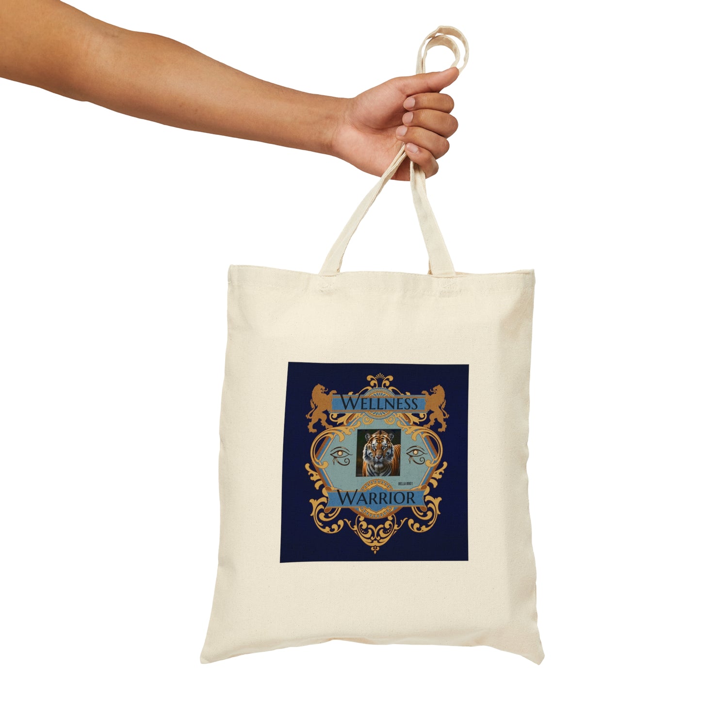 Wellness Warrior Cotton Canvas Tote Bag