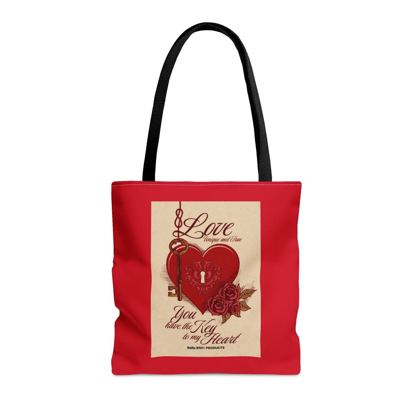 Key To My Heart Tote Bag (AOP)