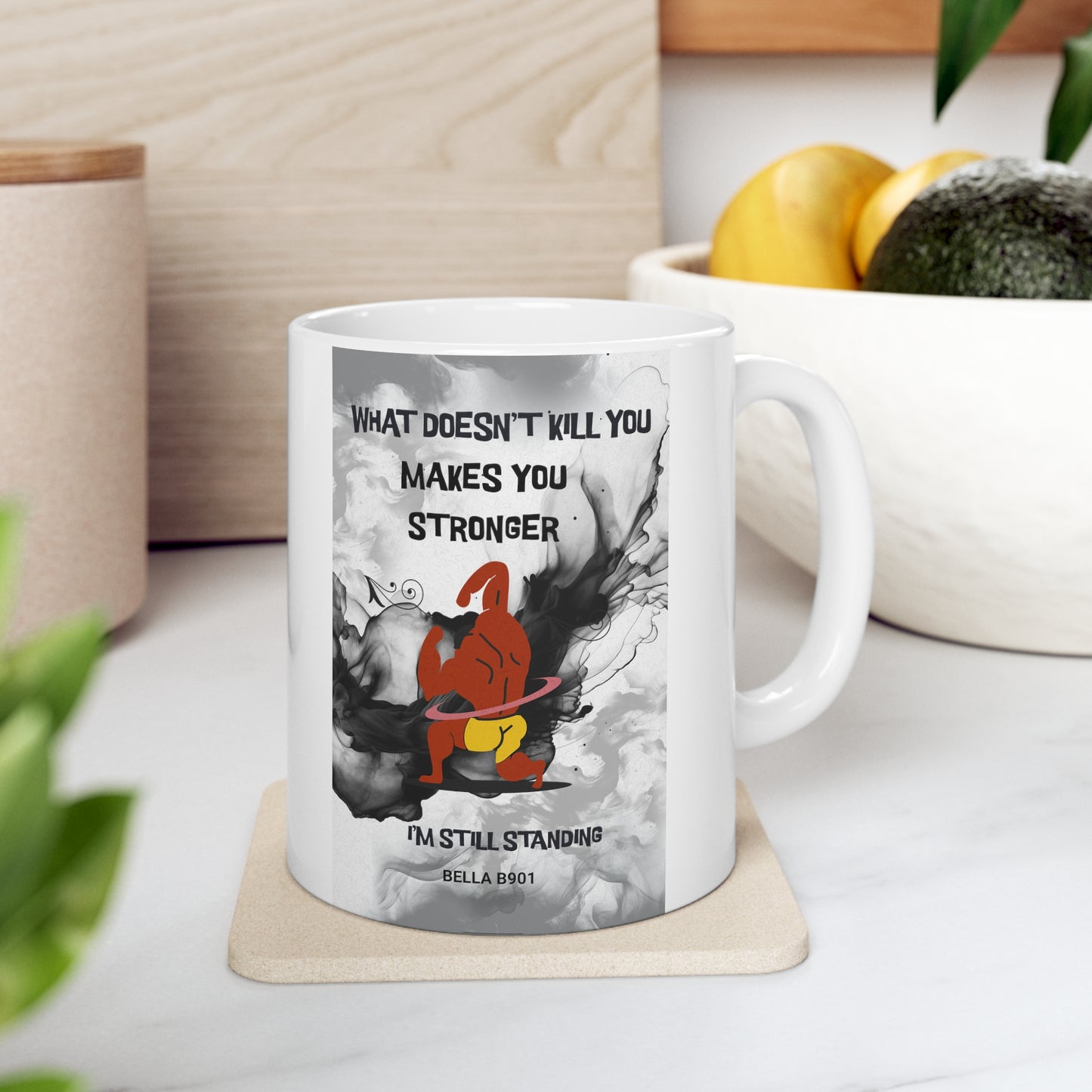 I'm Still Standing Ceramic Unique Coffee Mug 11oz