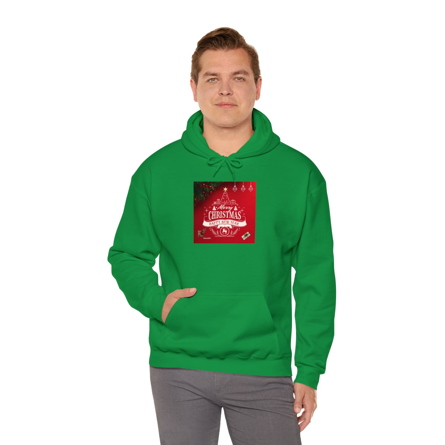 Merry Christmas Unisex Heavy Blend™ Hooded Sweatshirt