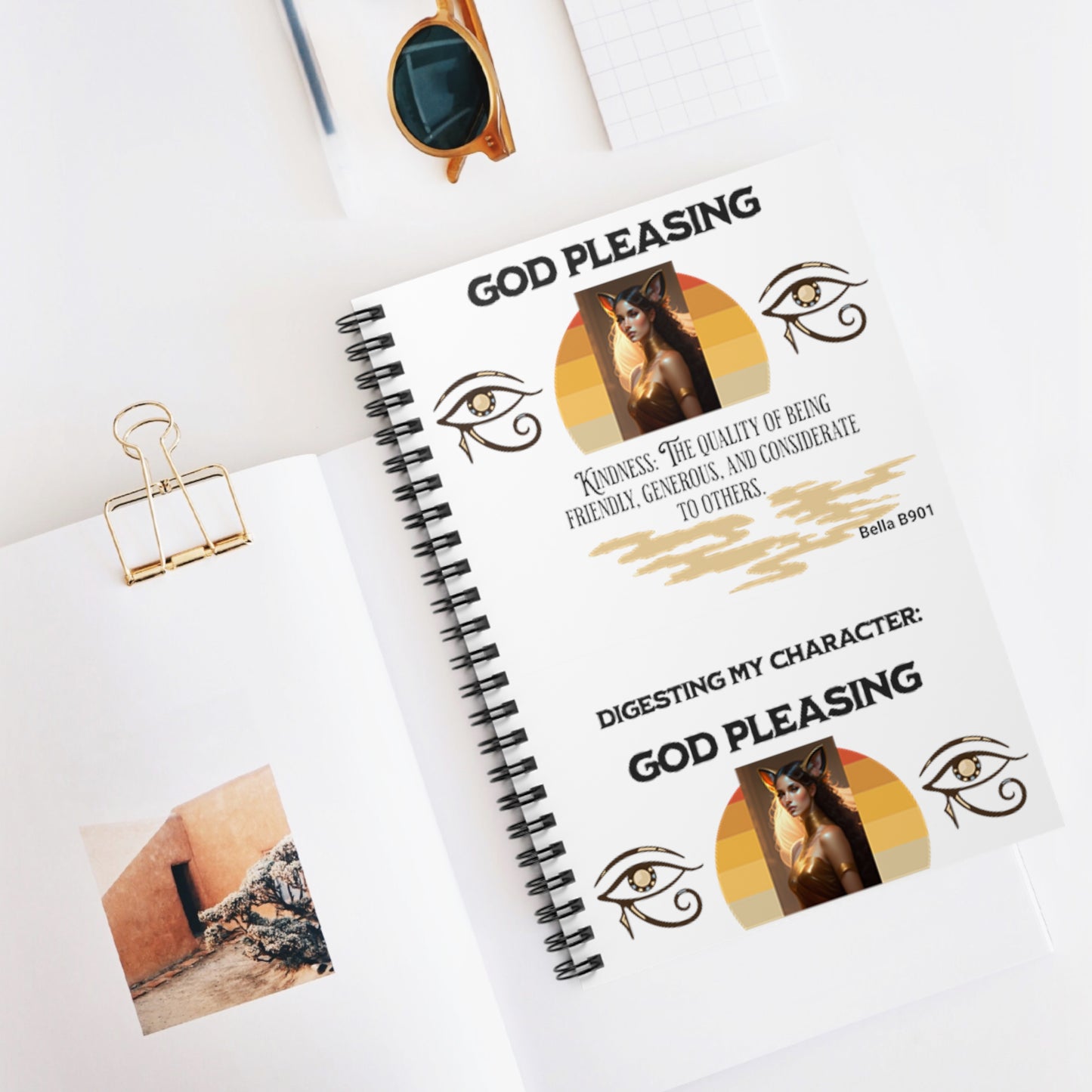 God Pleasing Kindness Spiral Notebook - Ruled Line