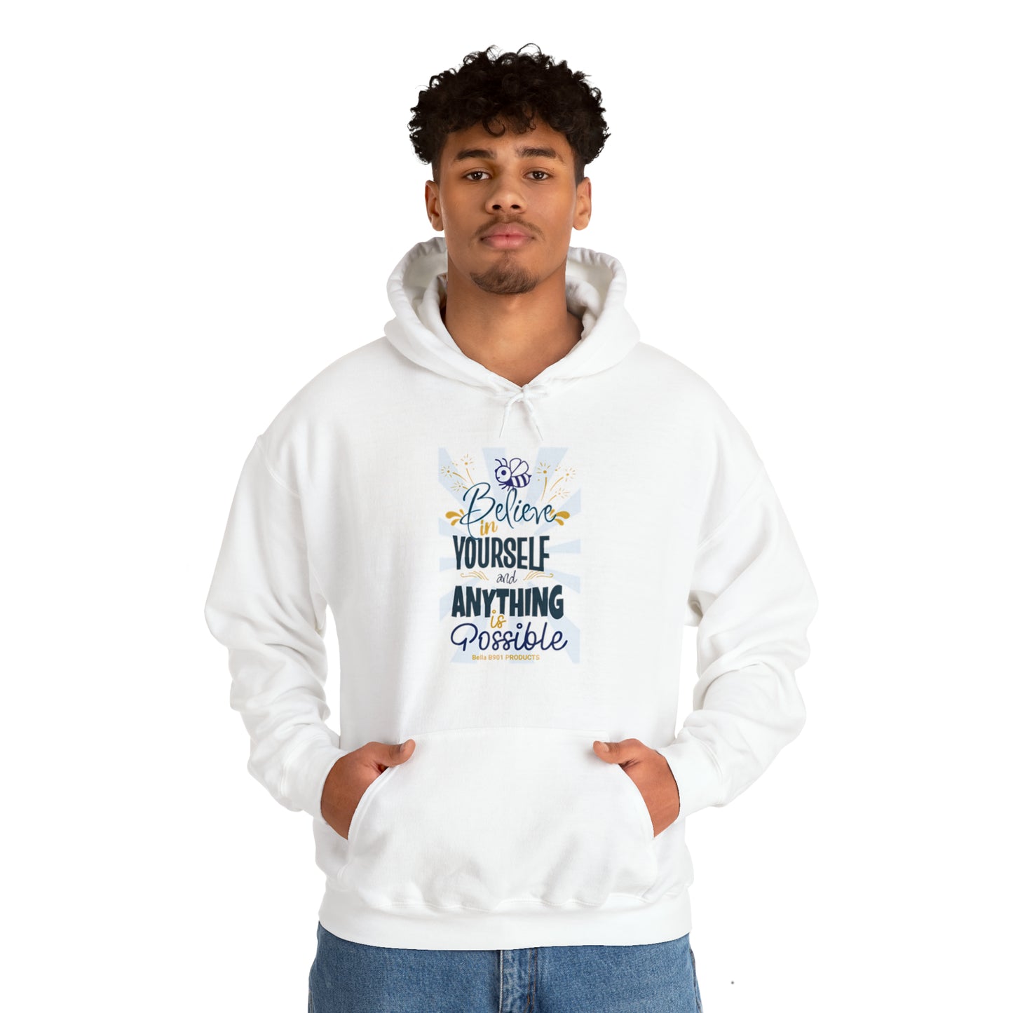 Believe In Yourself Unisex Heavy Blend™ Hooded Sweatshirt