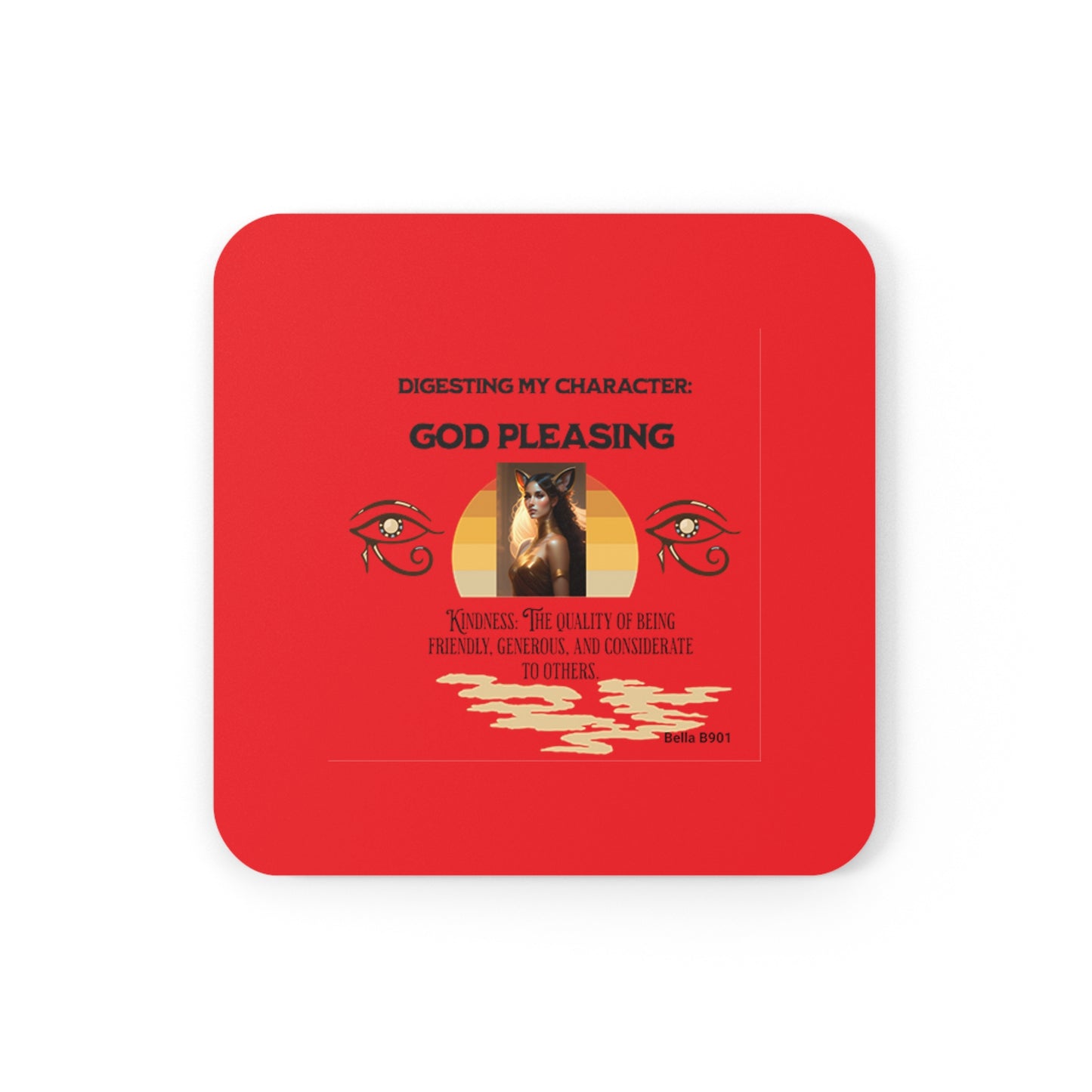 God Pleasing Cork Back Coaster