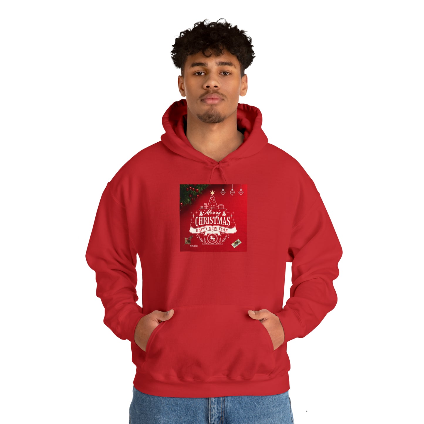 Merry Christmas Unisex Heavy Blend™ Hooded Sweatshirt