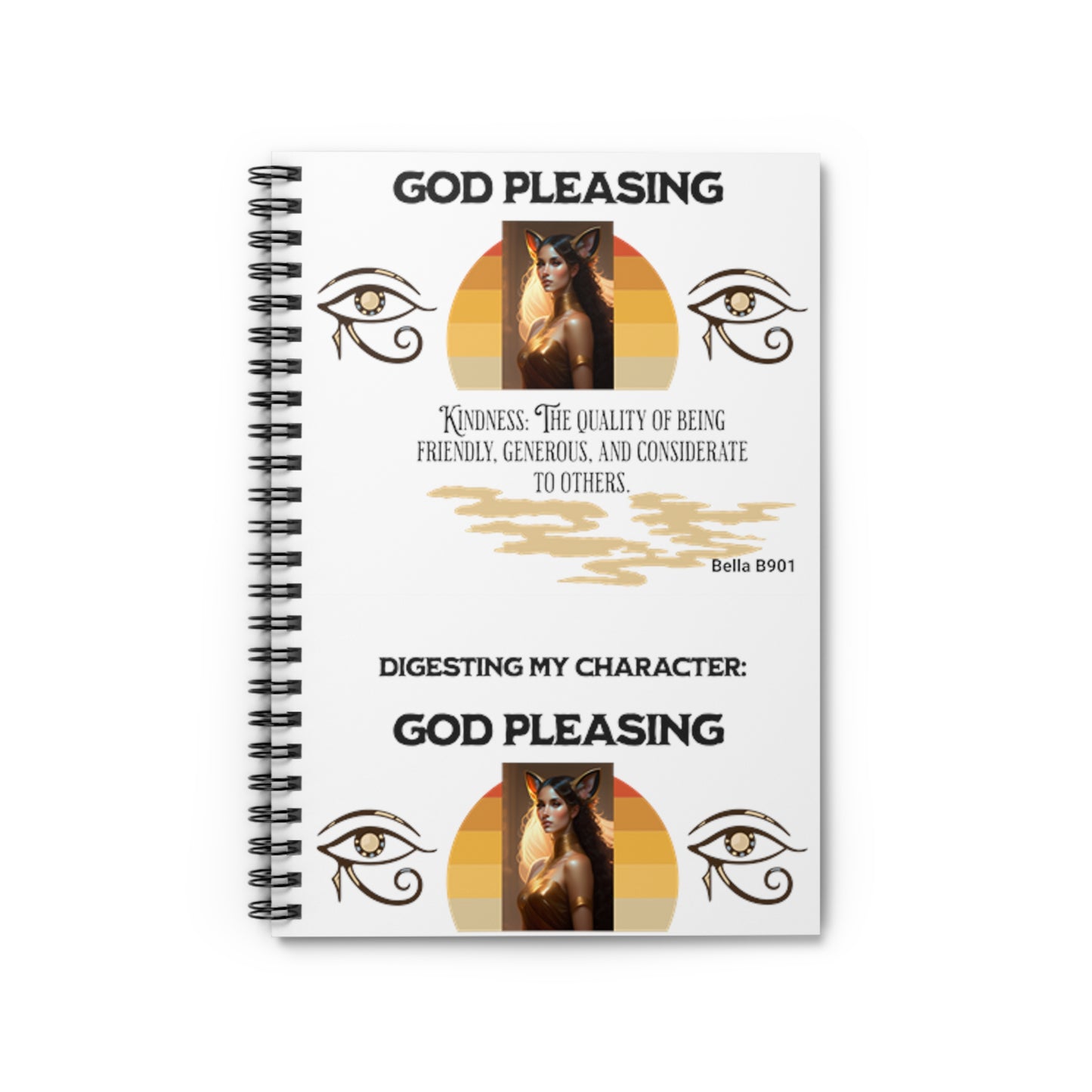 God Pleasing Kindness Spiral Notebook - Ruled Line