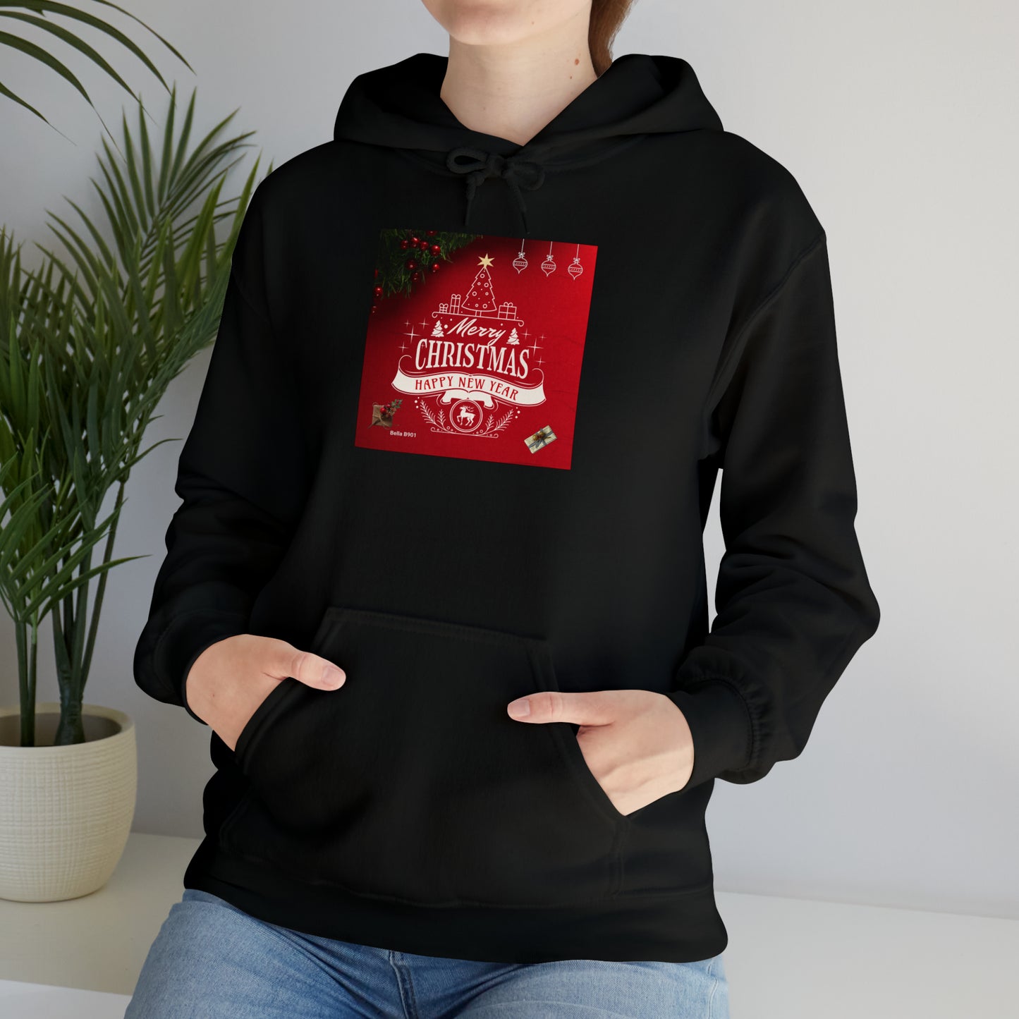 Merry Christmas Unisex Heavy Blend™ Hooded Sweatshirt