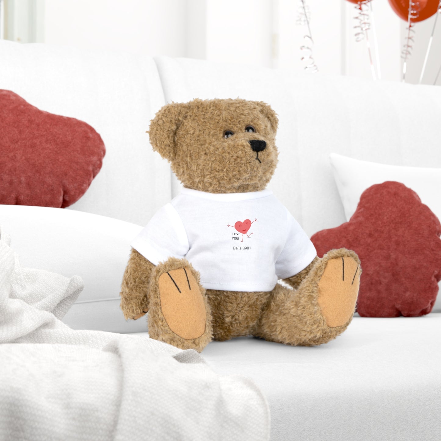 I Love You Plush Toy with T-Shirt