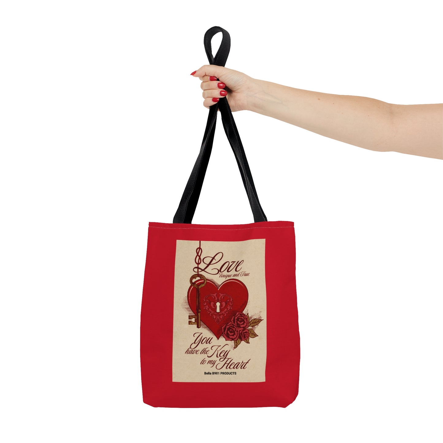 Key To My Heart Tote Bag (AOP)