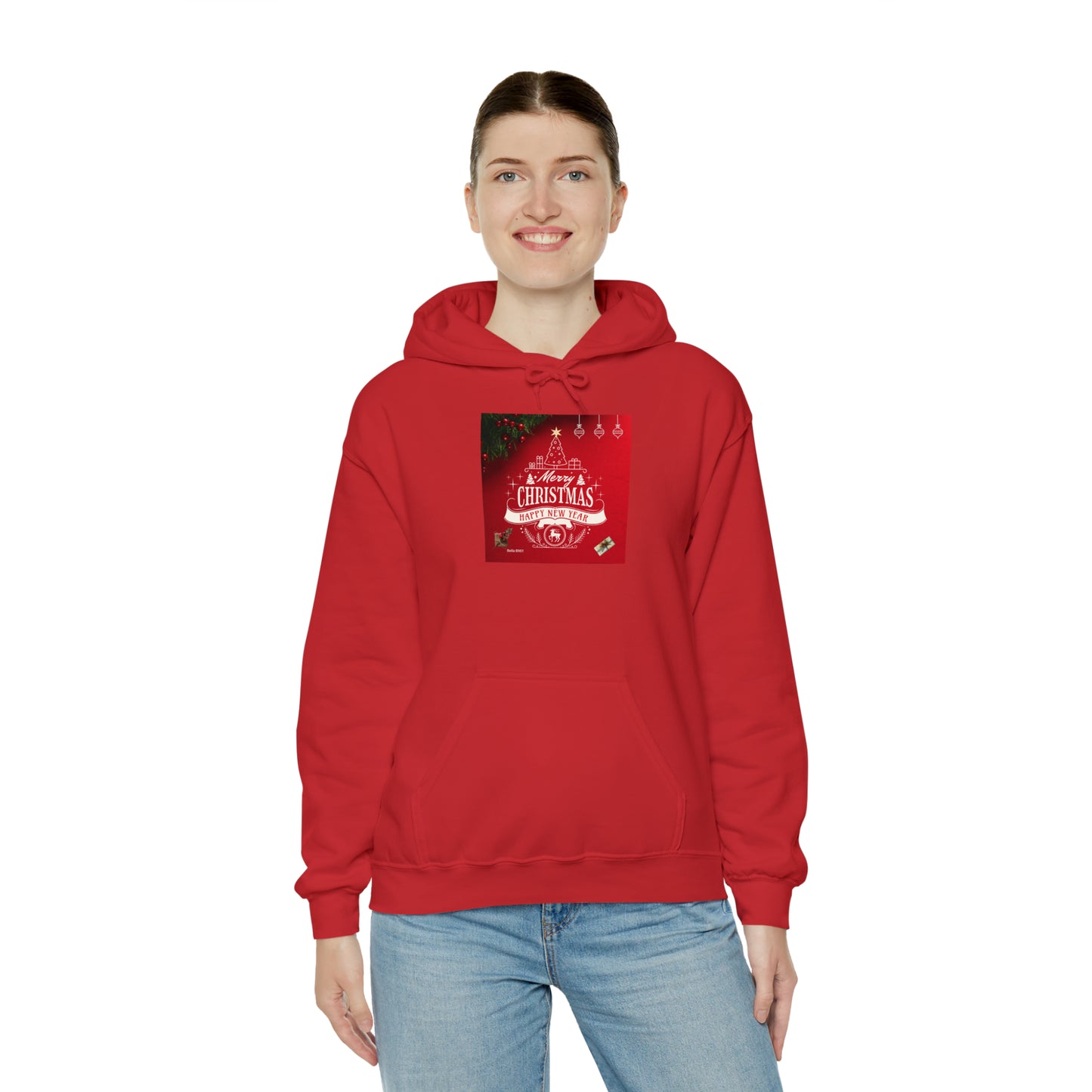 Merry Christmas Unisex Heavy Blend™ Hooded Sweatshirt