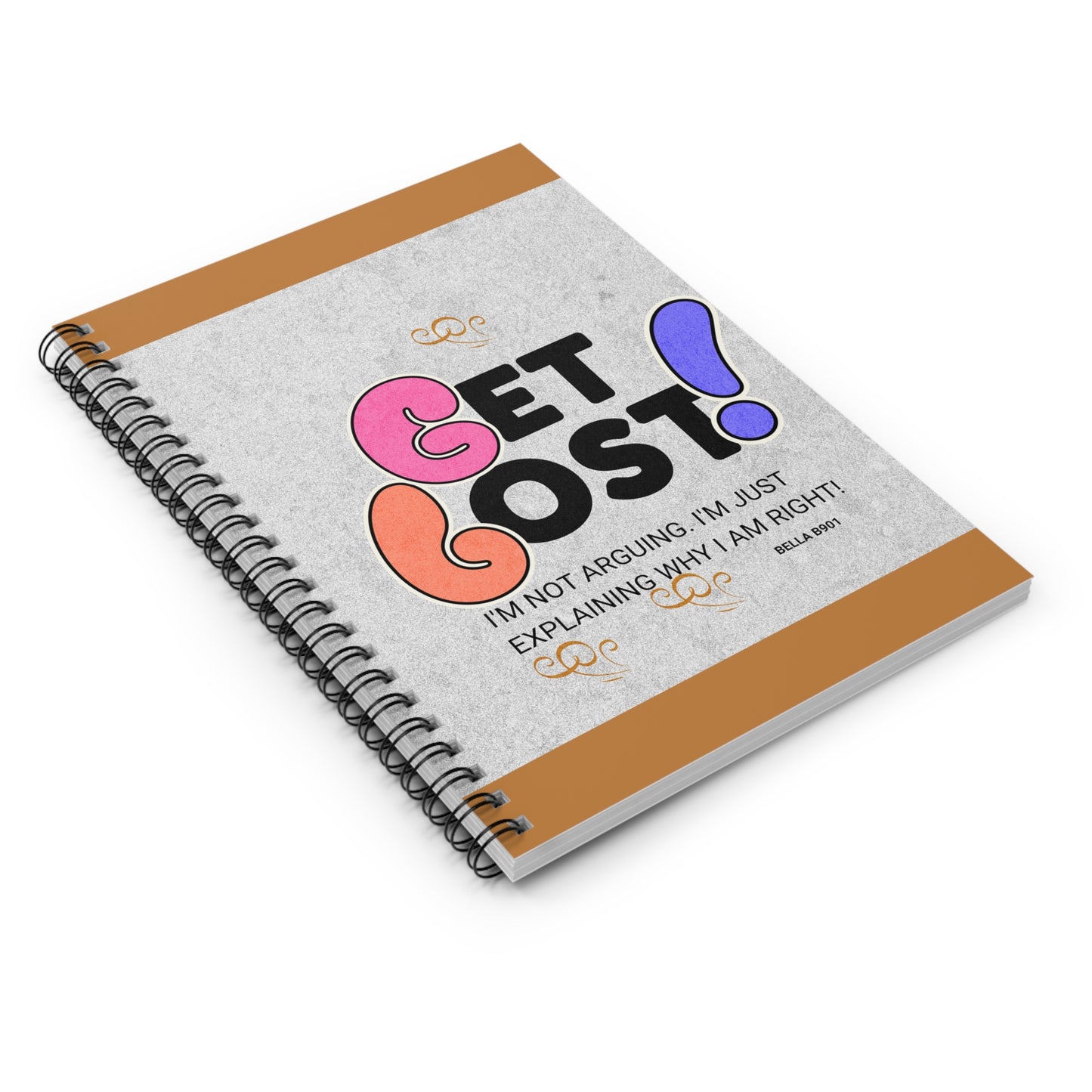 GET LOST Spiral Notebook - Ruled Line